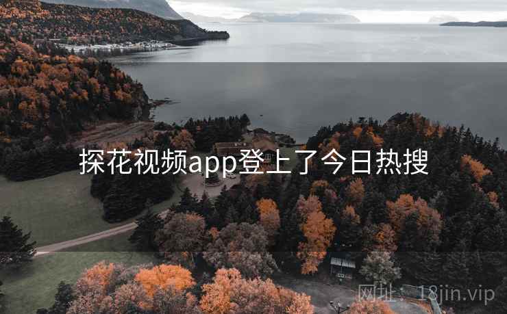 探花视频app登上了今日热搜
